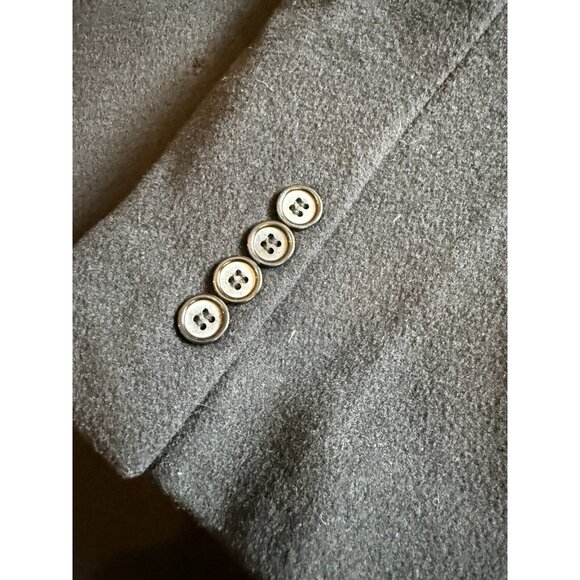 Ralph Lauren men's Columbia Classic Black Overcoat top Coat size 48R $495 - Picture 8 of 9